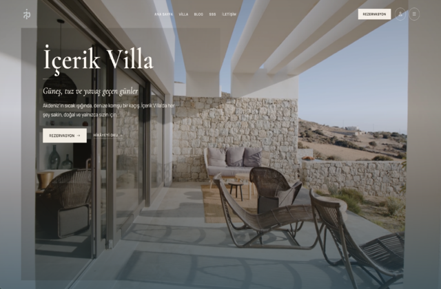 Villa Sitesi Yazılımı - İçerik Villa